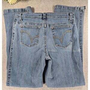 Vintage Y2K Faded Glory Stretch Denim Jeans Medium Wash Missy Size 12 32x30